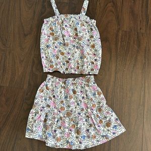 New with tags girls size 7 top with skirt from Carter's